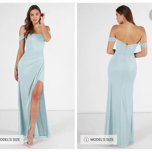 Azazie Kit Style Dress in Mist